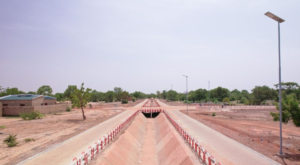 Vue aérienne du Burkina Faso